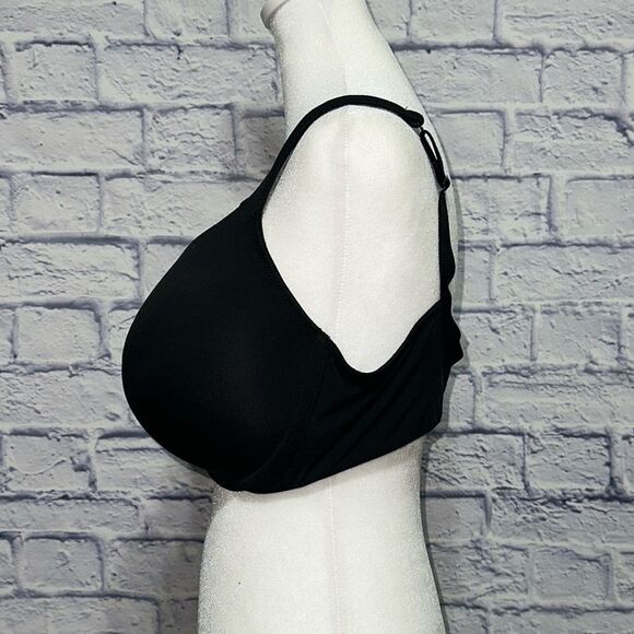 Cacique lightly lined full coverage black bra - Picture 4 of 8